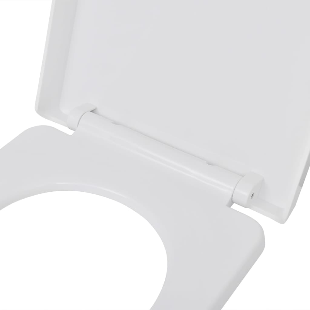 Toiletbril Soft-Close Met Quick-Release Ontwerp Vierkant