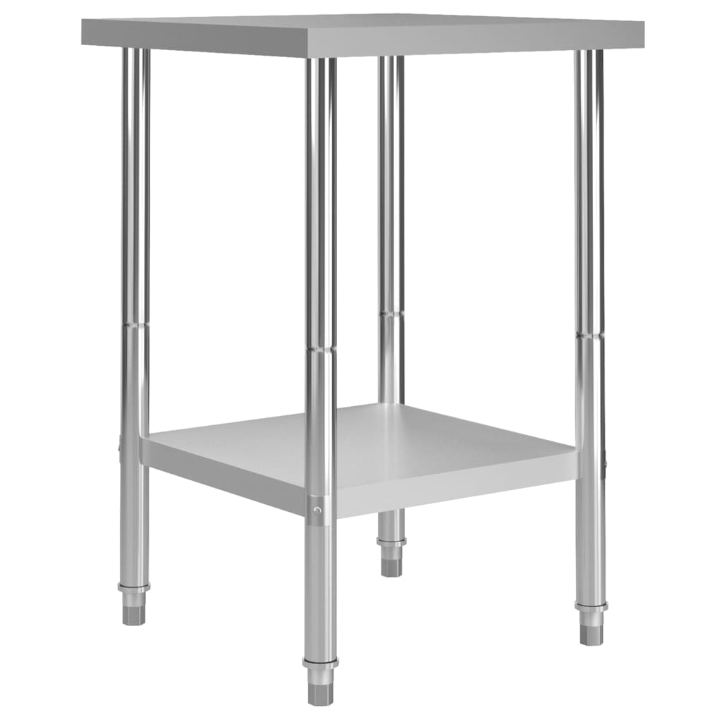 Keukenwerktafel Met Spatscherm Roestvrij Staal