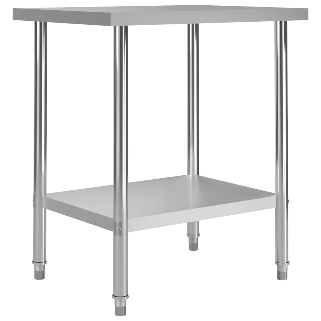 Keukenwerktafel Met Spatscherm Roestvrij Staal