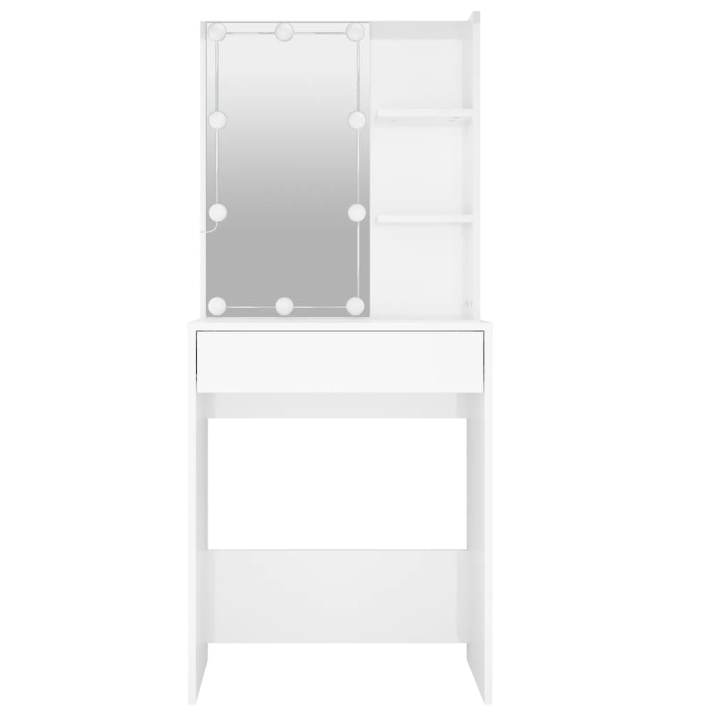 Kaptafel Met Led-Verlichting 60X40X40 Cm