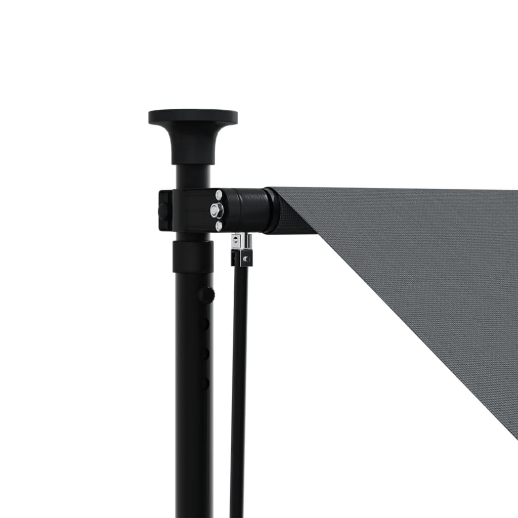 Luifel Uittrekbaar 250X150 Cm Stof En Staal Antracietkleurig