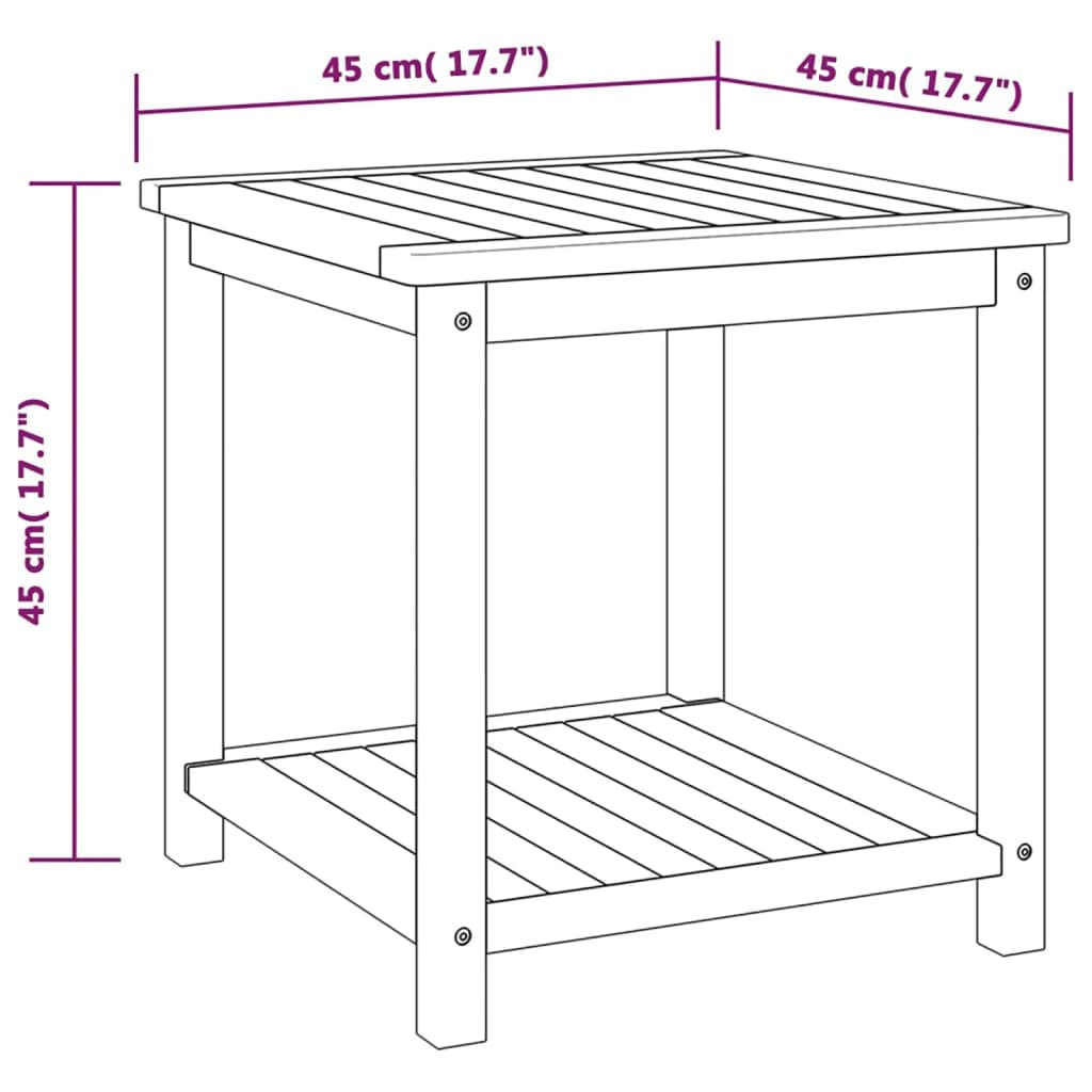 Bijzettafel Massief Acaciahout