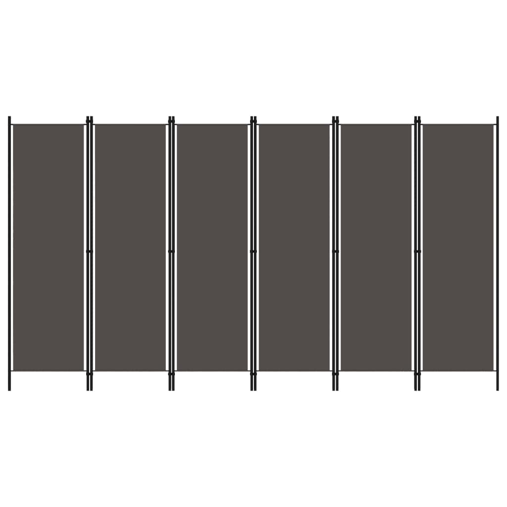 Kamerscherm Met 6 Panelen 300X180 Cm
