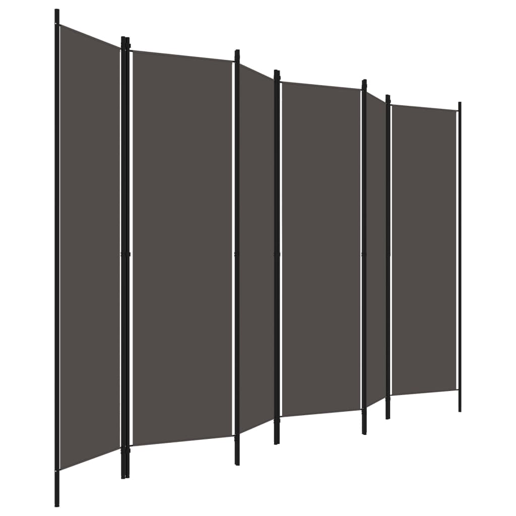 Kamerscherm Met 6 Panelen 300X180 Cm