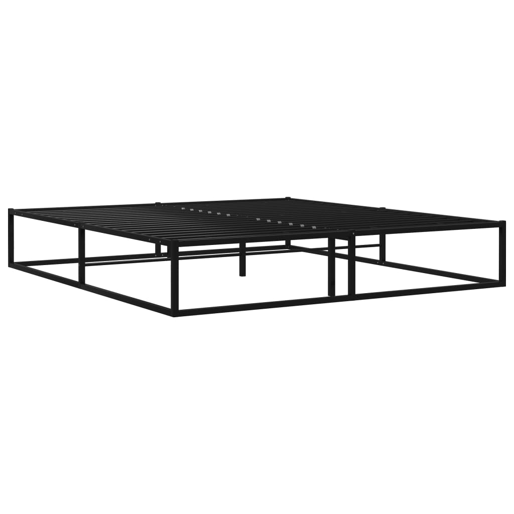 Bedframe Metaal Zwart
