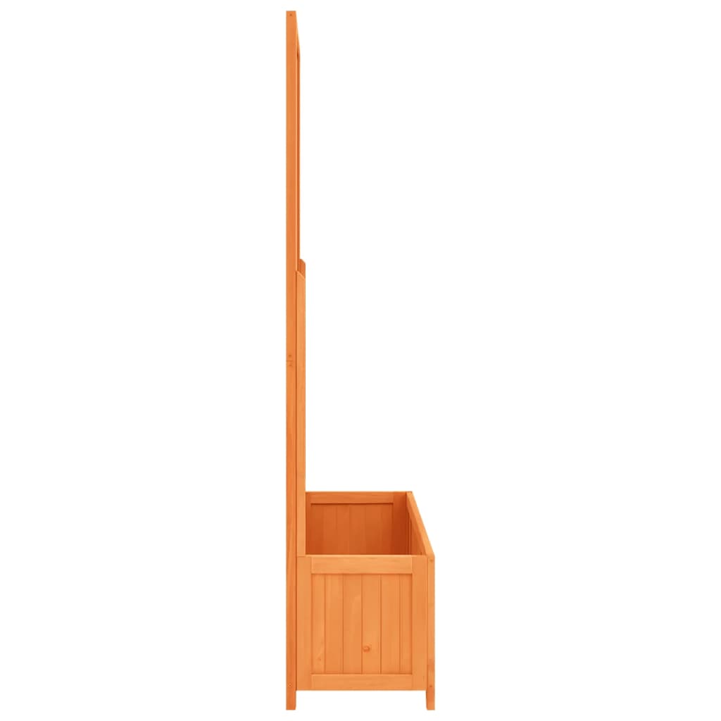 Latwerkplantenbak 70X30X135 Cm Massief Vurenhout