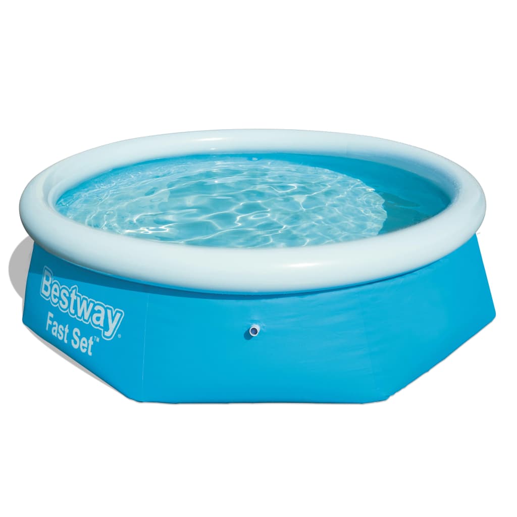 Bestway Fast Set Zwembad Opblaasbaar Rond 244X66 Cm