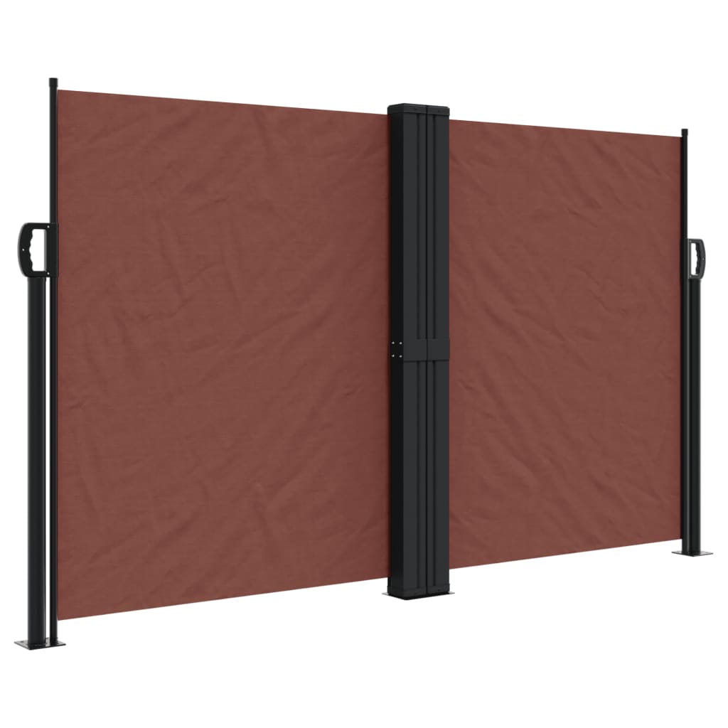Windscherm Uittrekbaar 140X1200 Cm Bruin